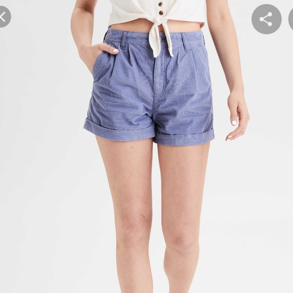 AE Corduroy Mom Shorts - Picture 1 of 5